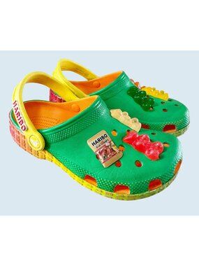 CROCS Classic Grade School Kids' "Haribo" Gummy Bear Clogs Shoes Sz J 2